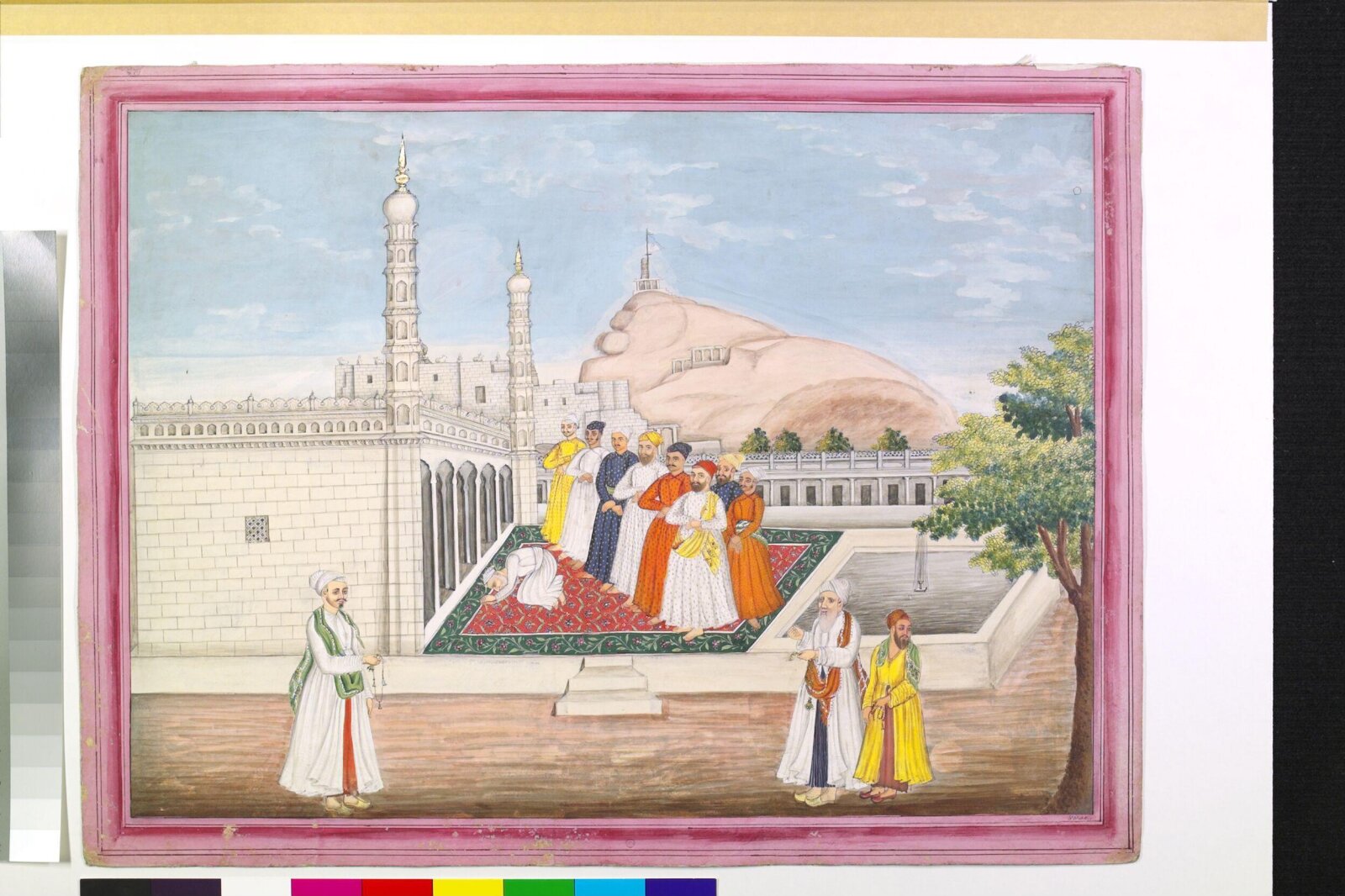Prayers at the mosque, ca. 1800