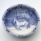 Wedgwood circus bowl decorated by Thérèse Lessore thumbnail 2