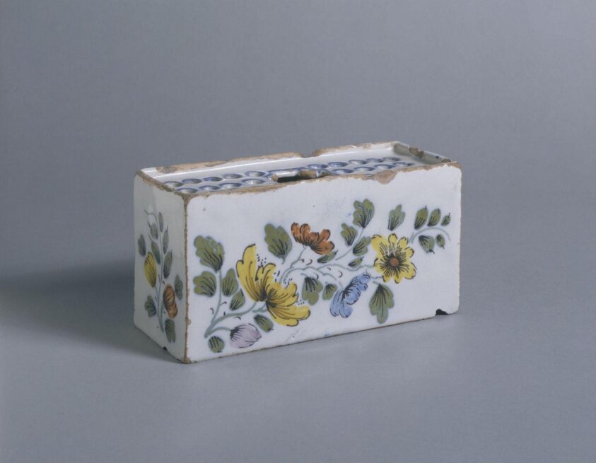 Flower brick — ca. 1760