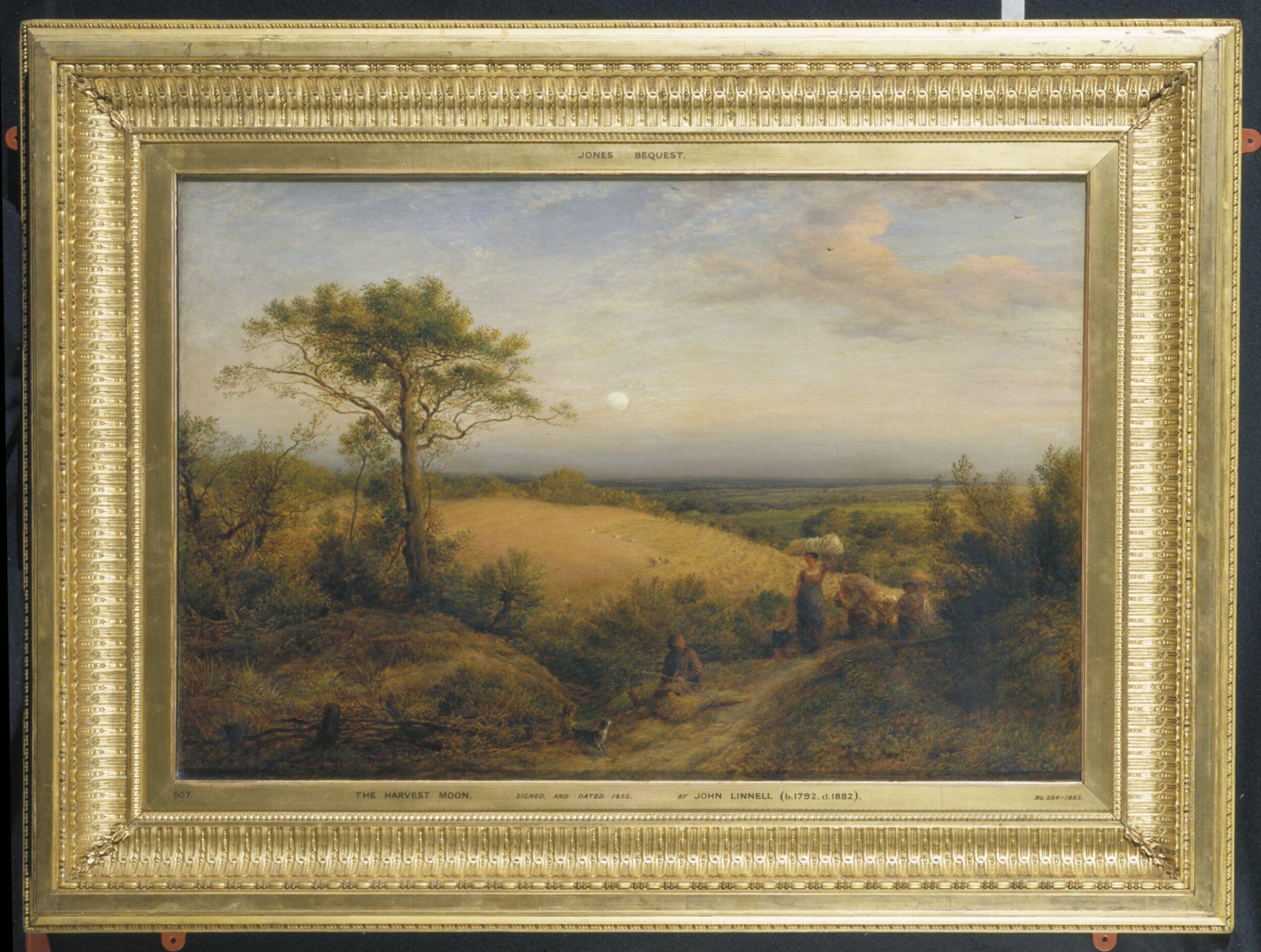 The Harvest Moon, John Linnell II, 1855