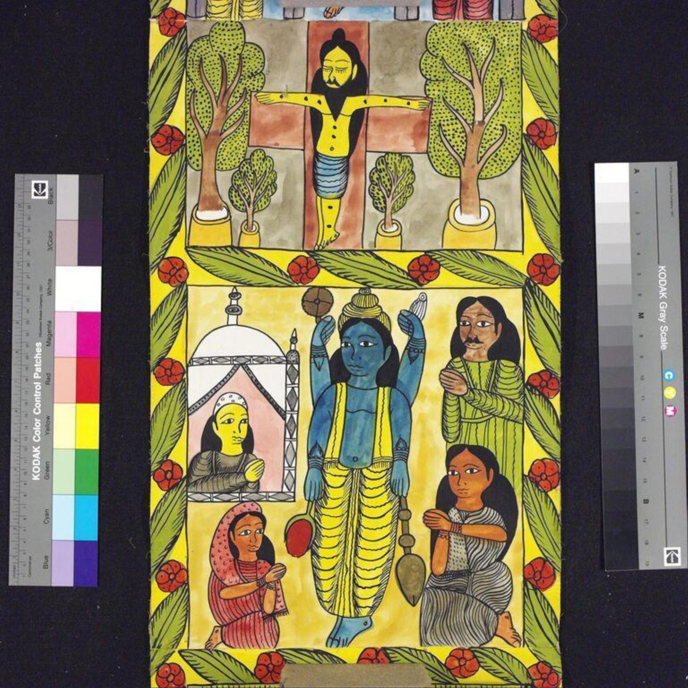 Scroll painting (pata), Gurupada Chitrakar, 02/2001