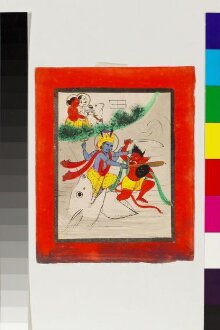 Vishnu as Matsya, slaying Hayagrua thumbnail 1