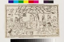 Guru Nanak with Mardana, Bala and twelve yogis thumbnail 1