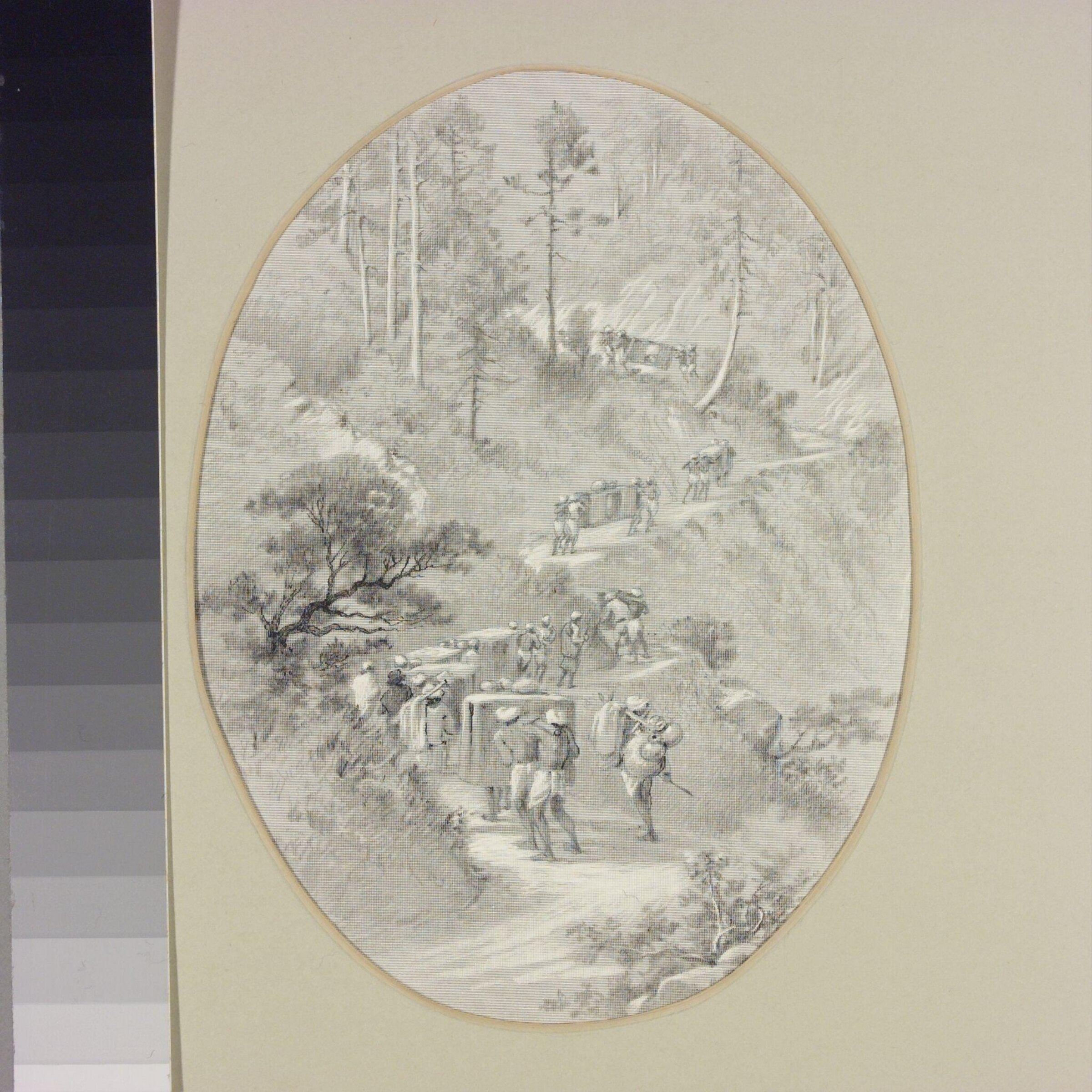 Drawing, Frederick William Alexander De Fabeck, ca. 1860 - ca. 1890