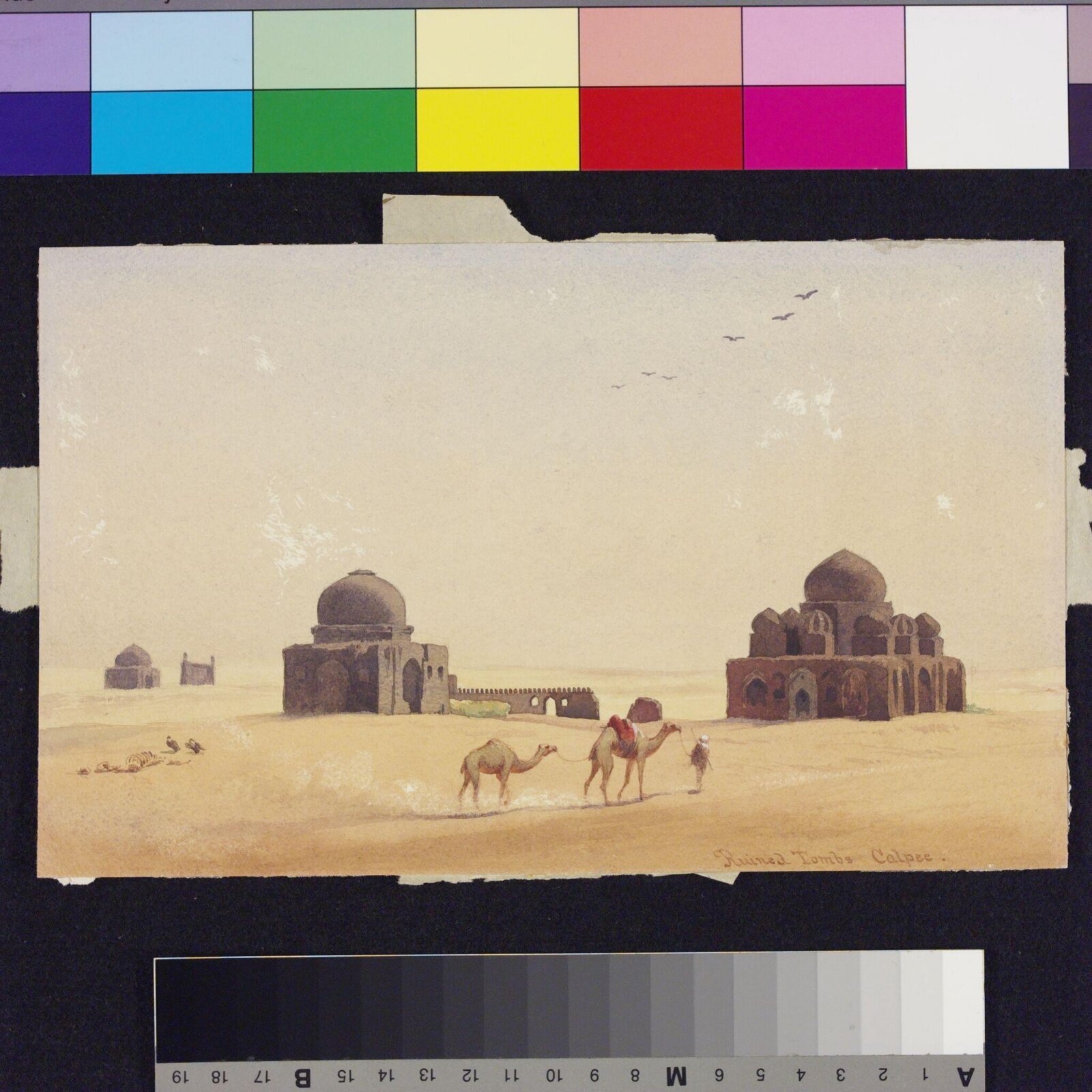 Ruined Tombs Calpee, Frederick William Alexander De Fabeck, ca. 1860 - ca. 1890