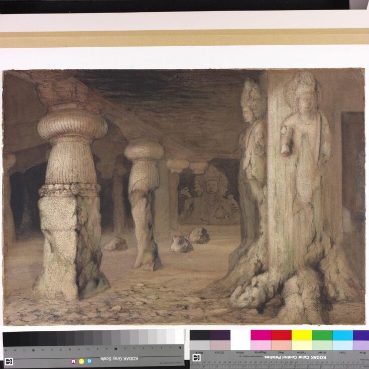The Trimurti cave at Elephanta Caves, Bombay top image