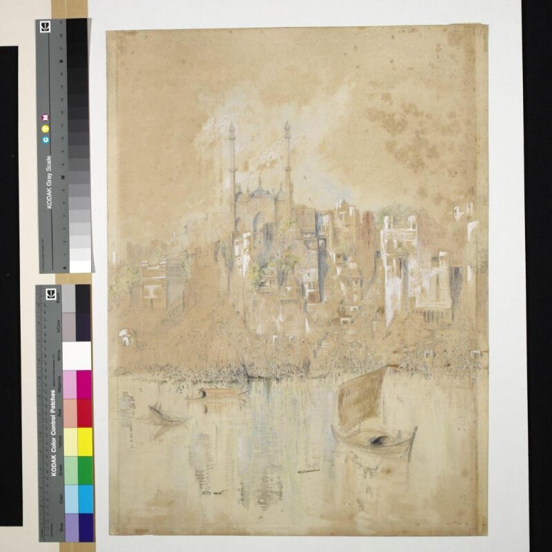 Aurangzeb's Mosque on the Ganges river at Benares