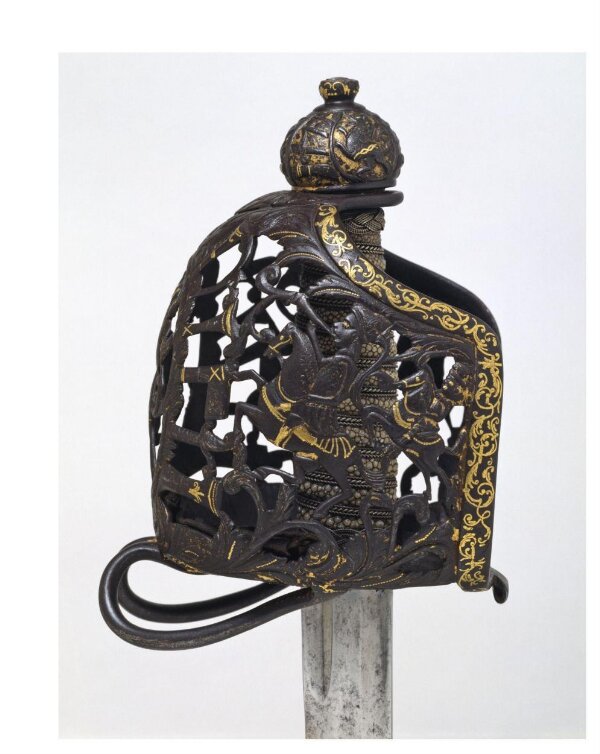 Basket Hilted Sword and Scabbard Unknown V&A Explore The Collections