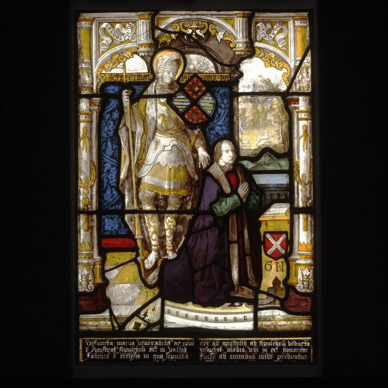 Geldulph de Nausnydere with Saint Geldulph