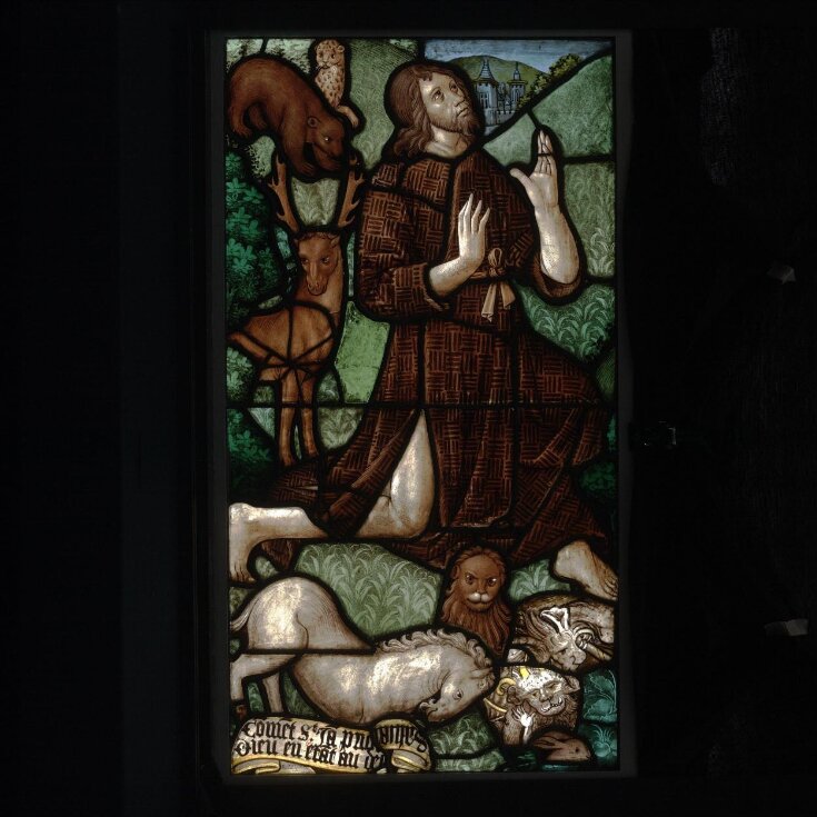 St John the Baptist praying in the wilderness top image