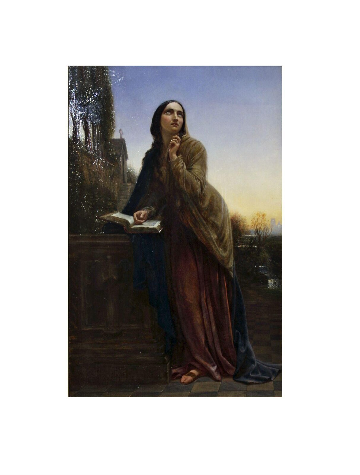 Il Penseroso, Charles West Cope, 1848