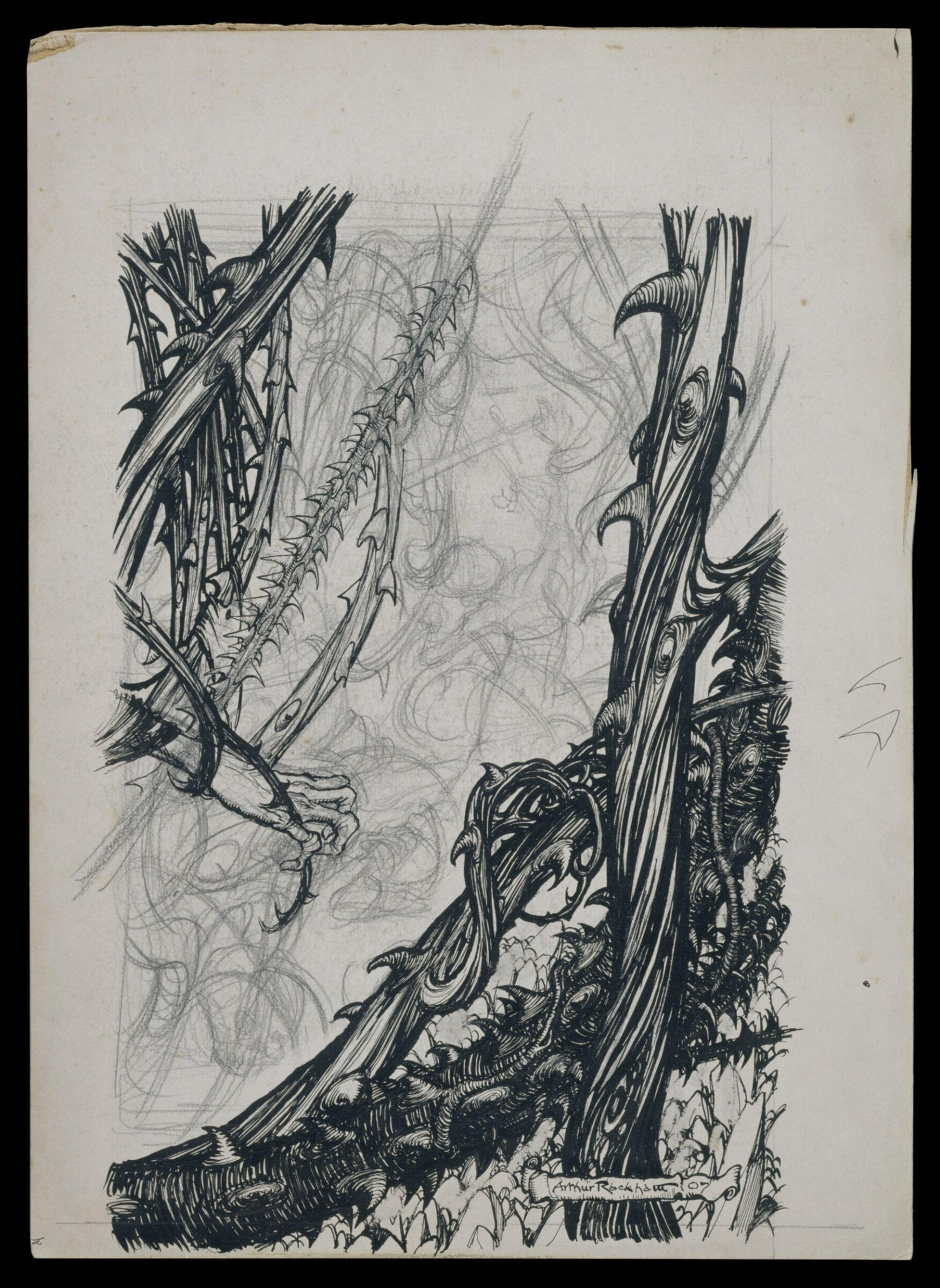 Drawing, Arthur Rackham, 1907