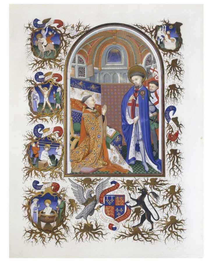 Copy from the Book of Hours made for the Duke of Bedford in Paris ca. 1423-1468 top image