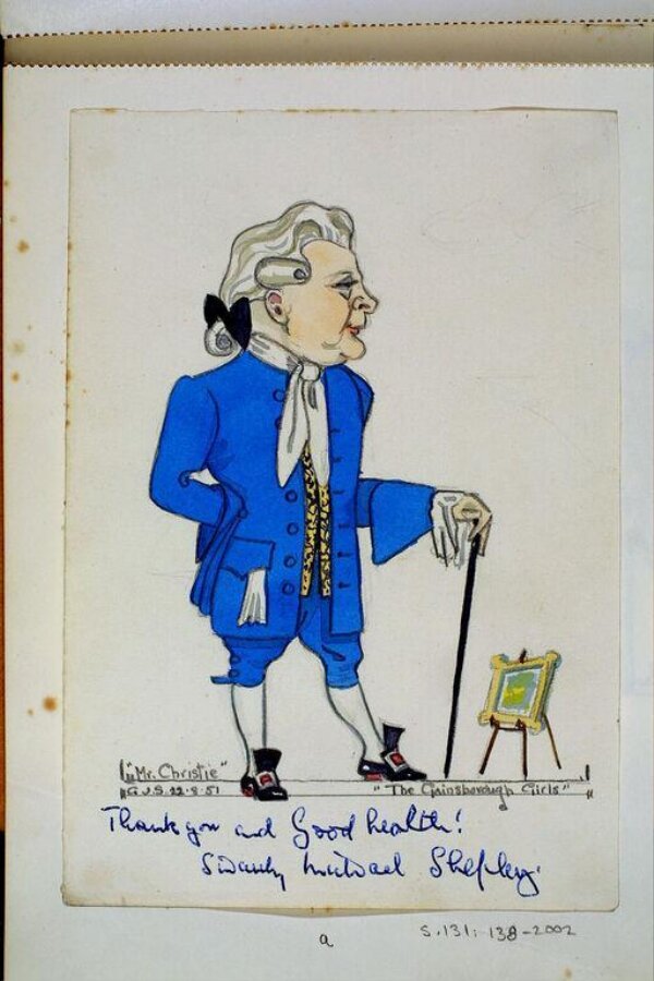 Michael Shepley as Mr. Christie in The Gainsborough Circle Sommerlad