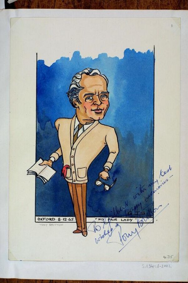 Prof Higgins Tony Britton as Professor Higgins in My Fair Lady | Sommerlad, Gilbert ...