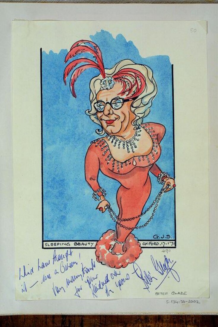 Peter Glaze as the Dame in Sleeping Beauty top image