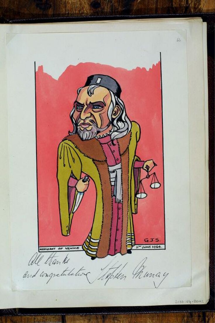 Stephen Murray as Shylock in The Merchant of Venice Sommerlad