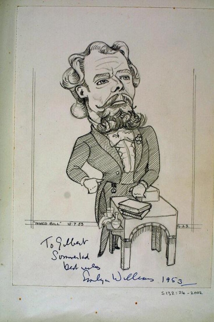 Emlyn Williams as Charles Dickens, in Mixed Bill top image