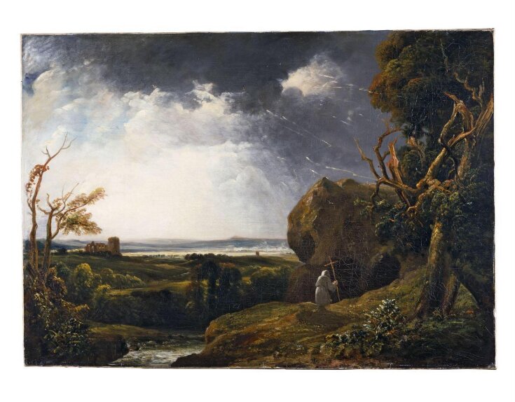 Landscape with Lightning and a Hermit top image