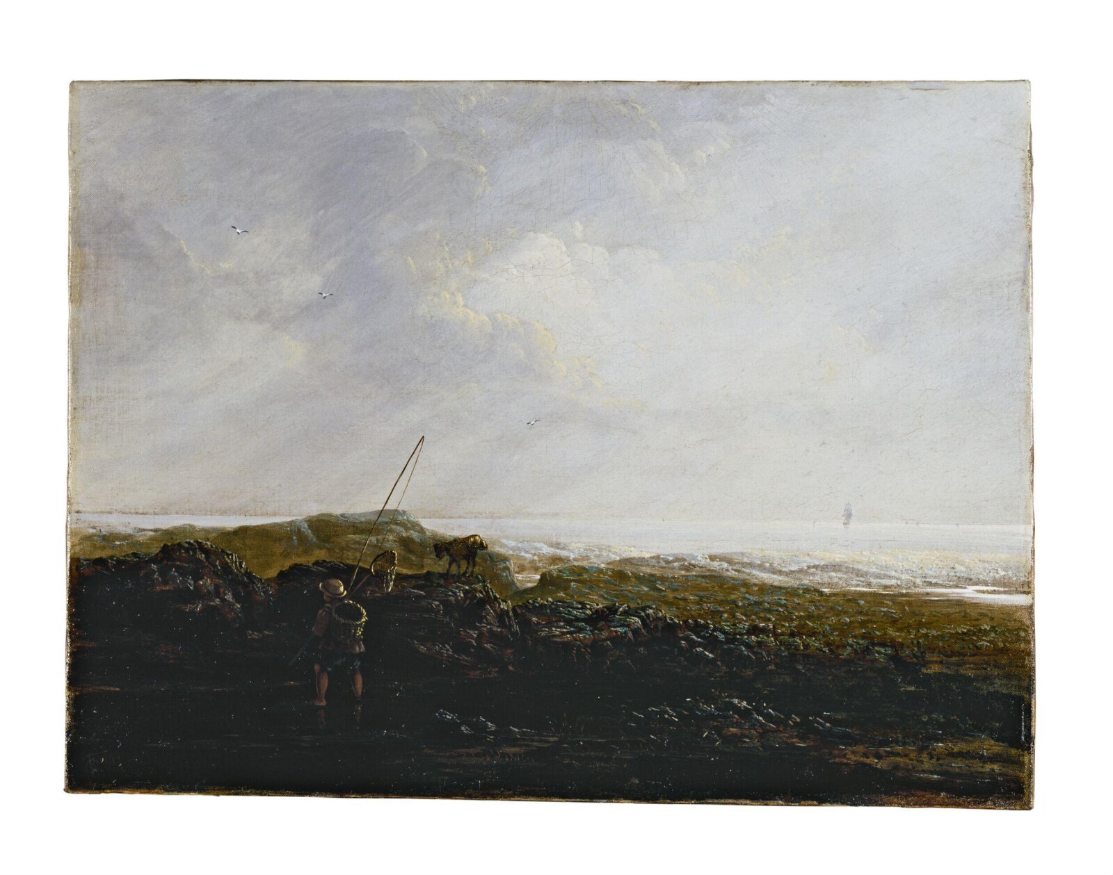 Whitsand Bay, Devon: Rain Passing Off, George Travers, ca. 1851-1859