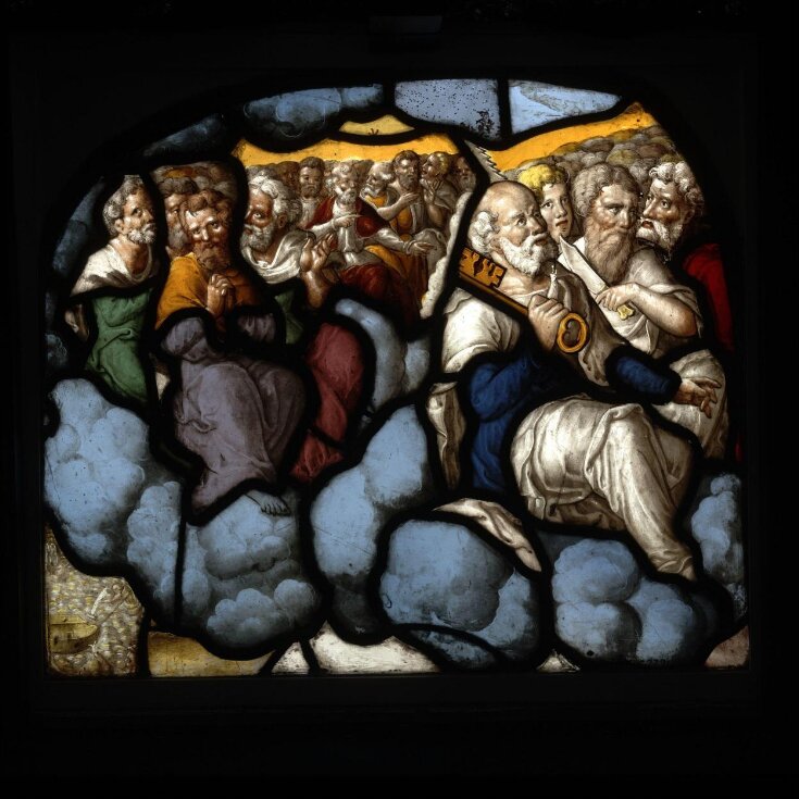 Apostles and saints (including St Peter) from a Last Judgement top image