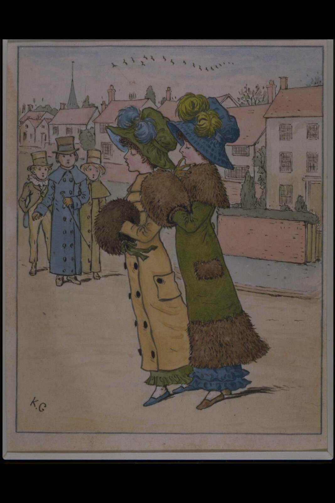 St Valentine's Day, Kate Greenaway, 1879