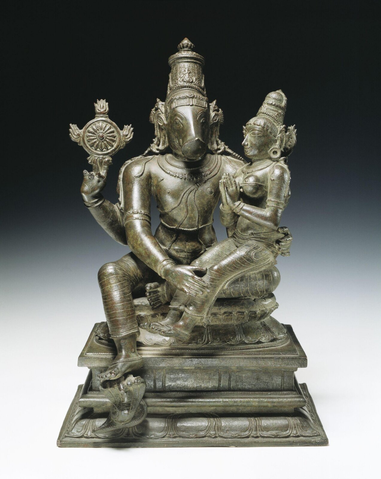 Varaha and Bhumi, 13th century