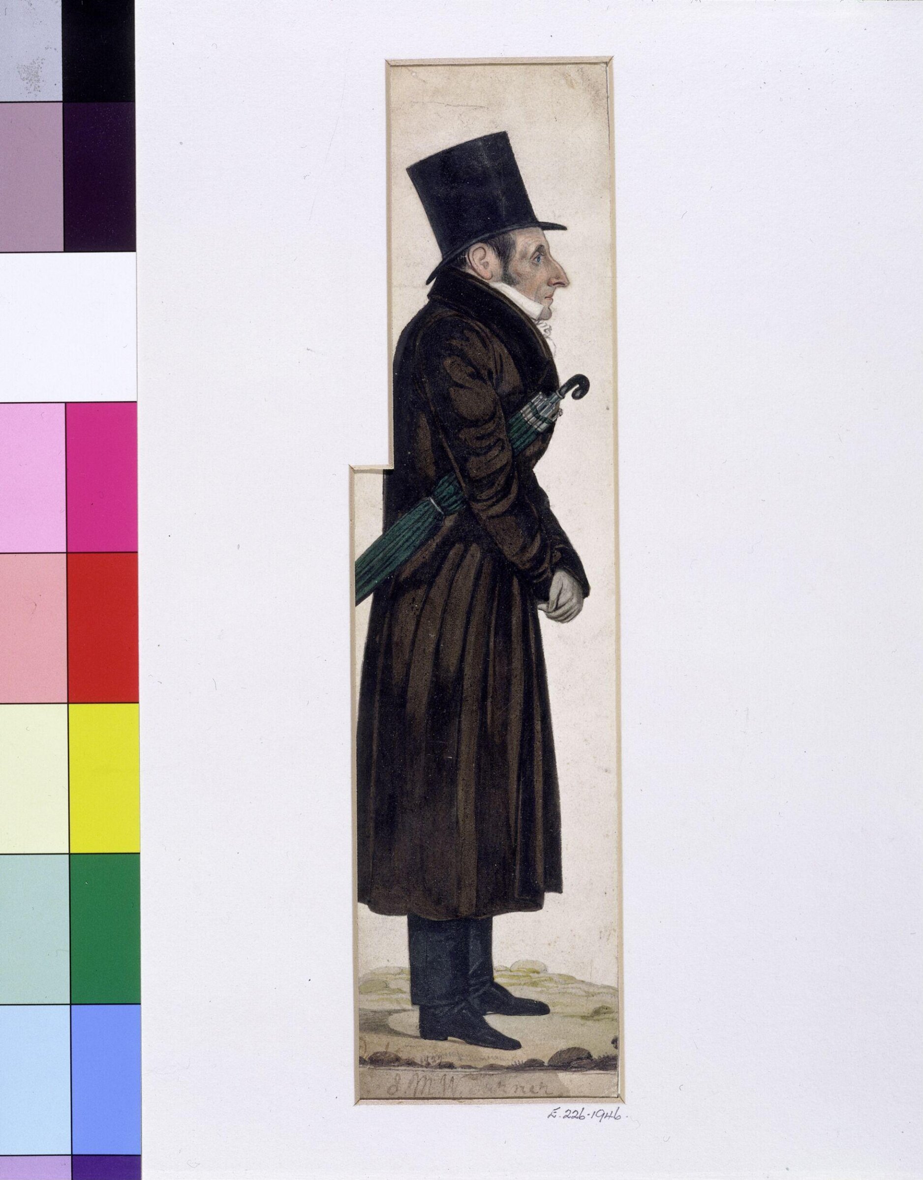 Portrait-sketch of J. M. W. Turner, R. A., Richard Dighton, 1827