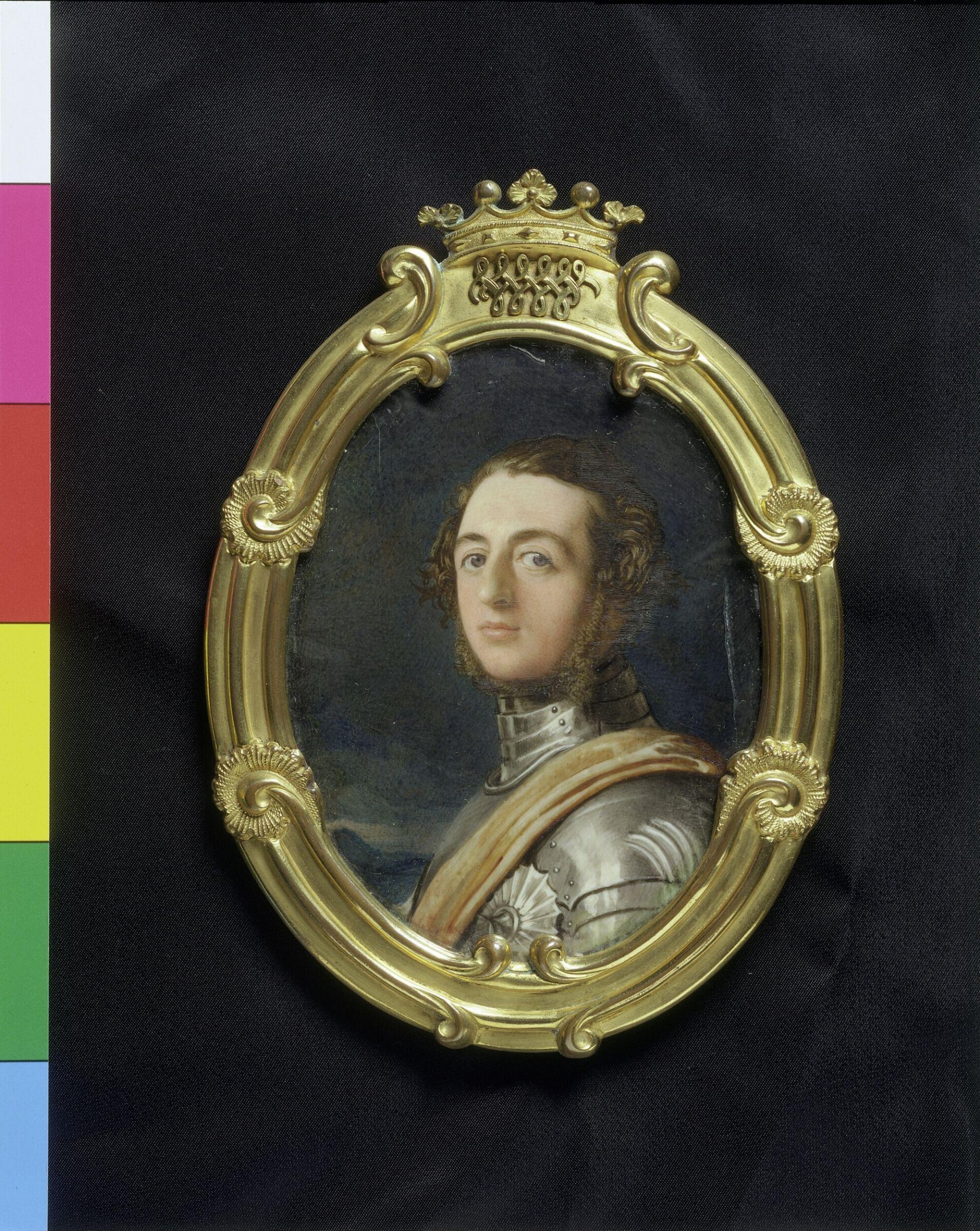 The Marquess of Waterford dressed in Eglinton armour, Robert Thorburn, 1840