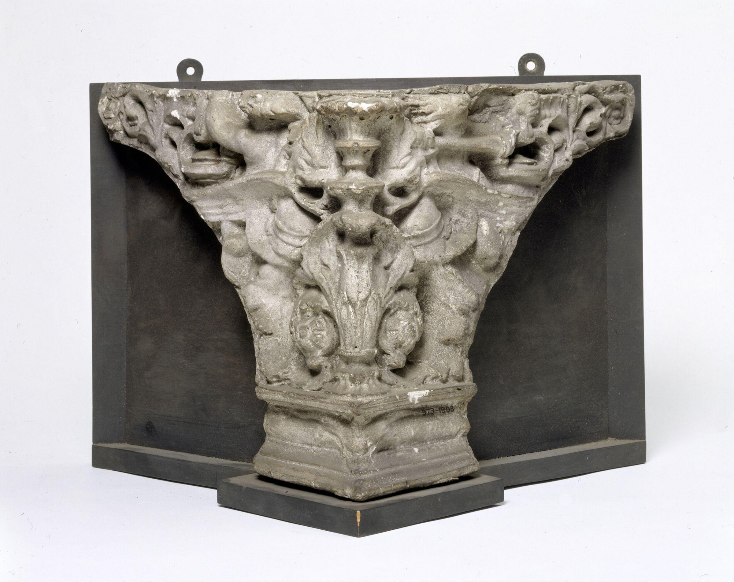 Angle-pieces on a hot-air stove, Alfred George Stevens, ca. 1850 - ca. 1851