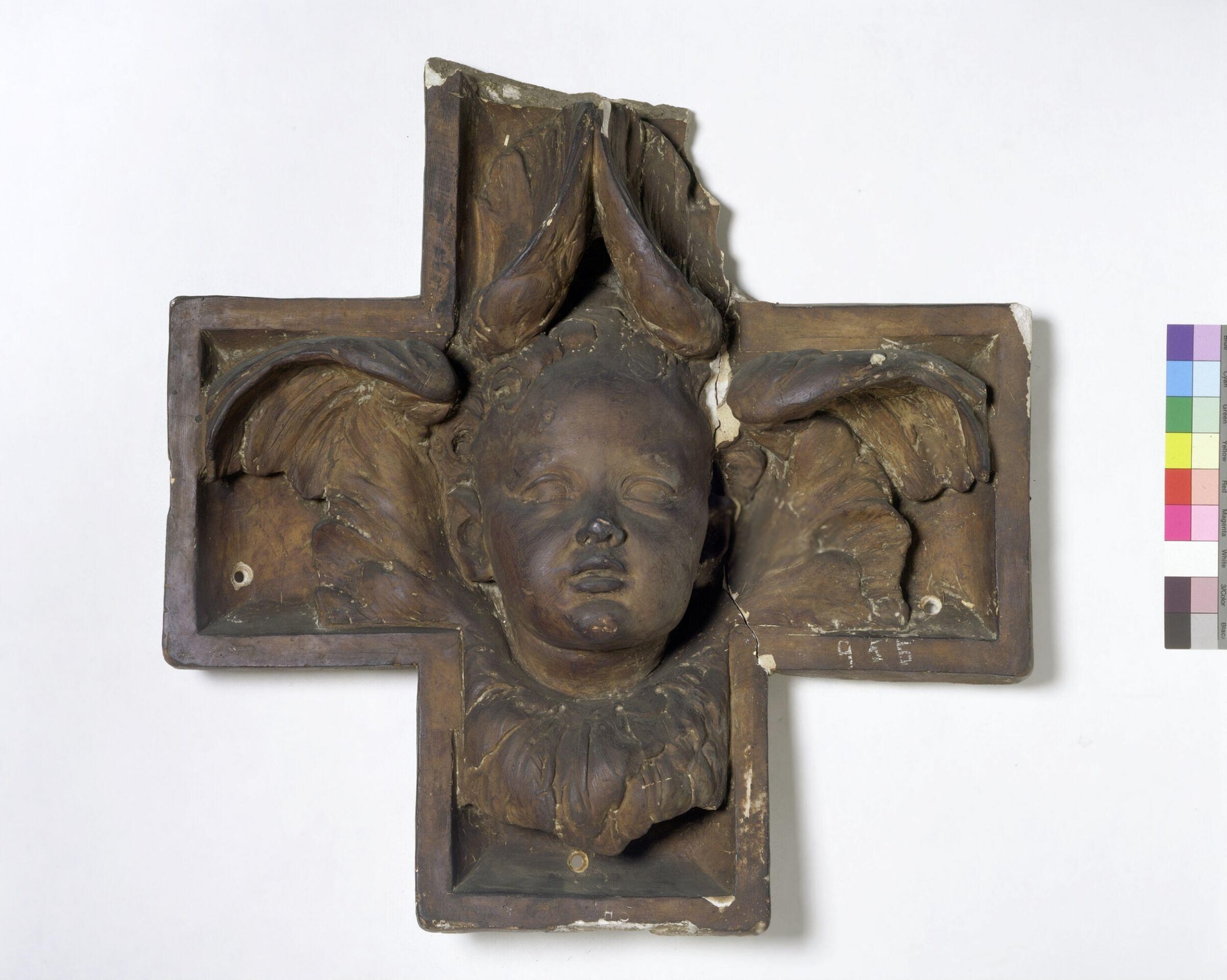 Cherub head, Alfred George Stevens, ca. 1860 - ca. 1870