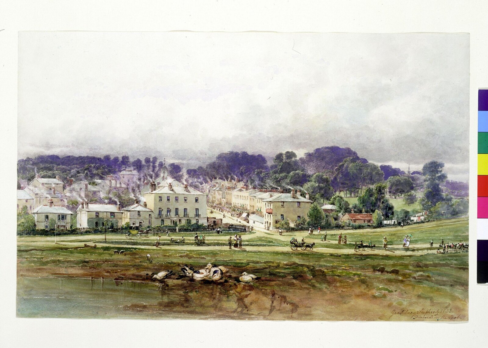 View on Hampstead Heath, George Shepheard, 1833