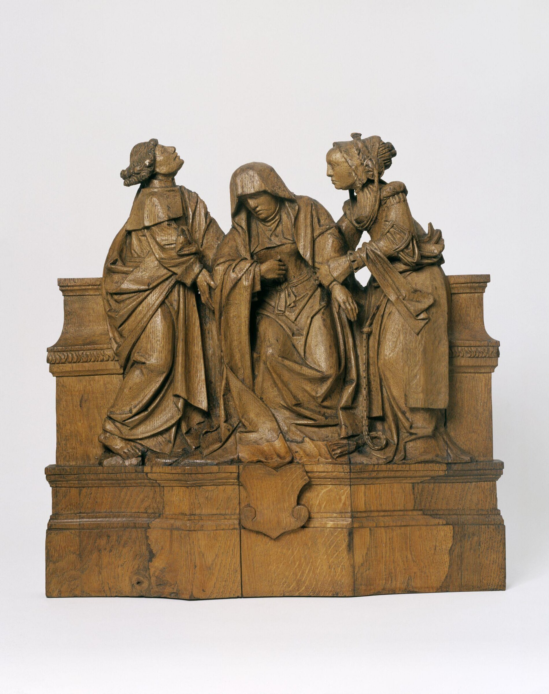 The Virgin fainting at the foot of the Cross, with St John and a holy woman, ca. 1520-1530