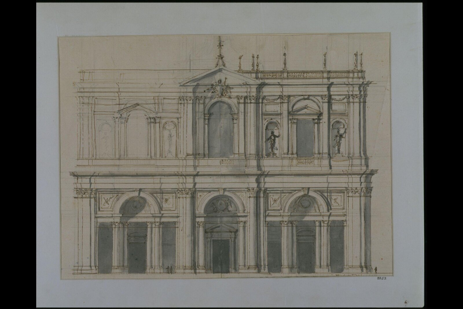 Drawing, Alessandro Galilei, c. early 18th century