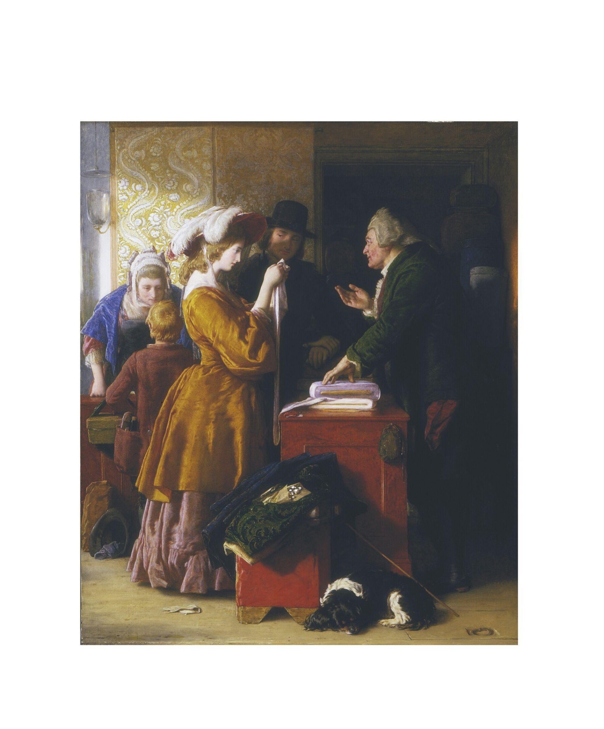 Choosing the Wedding Gown, William Mulready, 1845