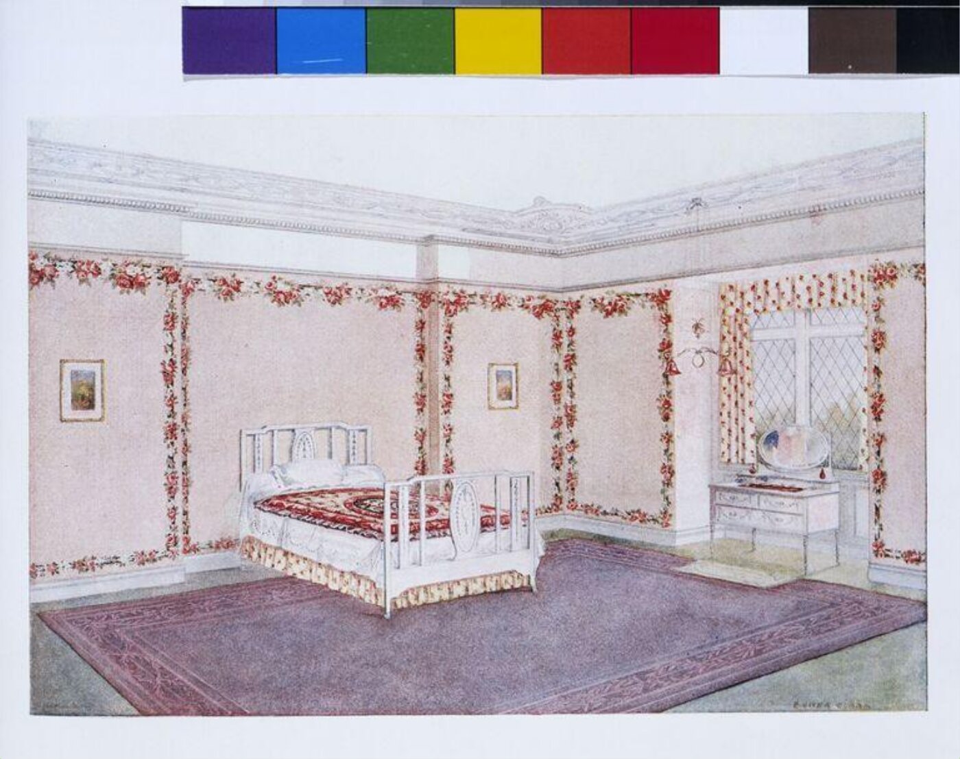 Unknown, No.17 in 'The Decorative Use of Wallpaper'