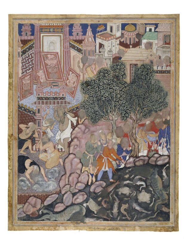 Temple idols fall and the sea dries up on the birth of the Prophet Muhammad