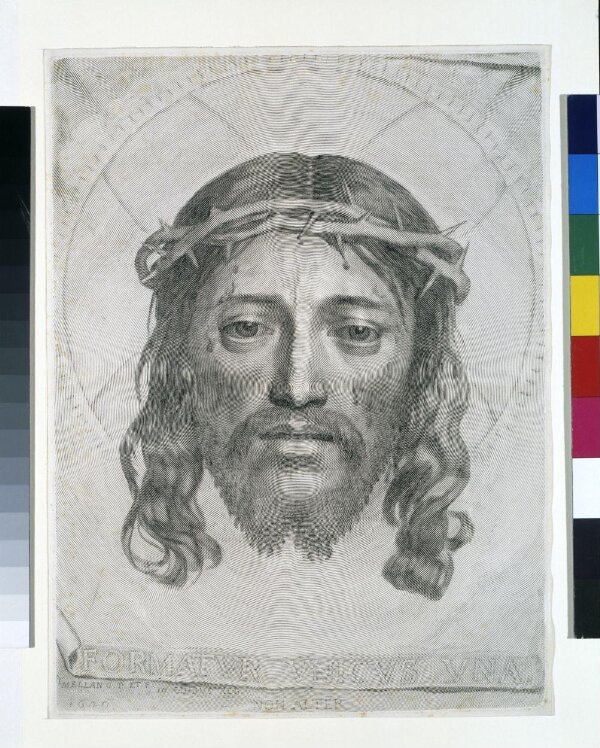 Head of Christ on the Sudarium | Mellan, Claude | V&A Explore The ...