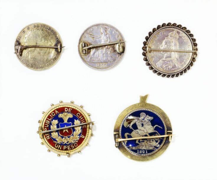 Enamelled coin top image
