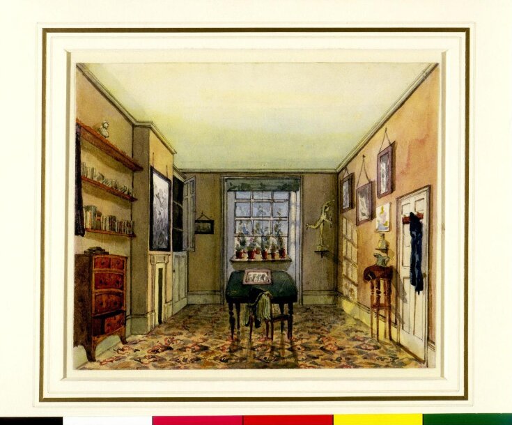 My room in 18 Stamford Street Blackfriars about AD 1829. top image