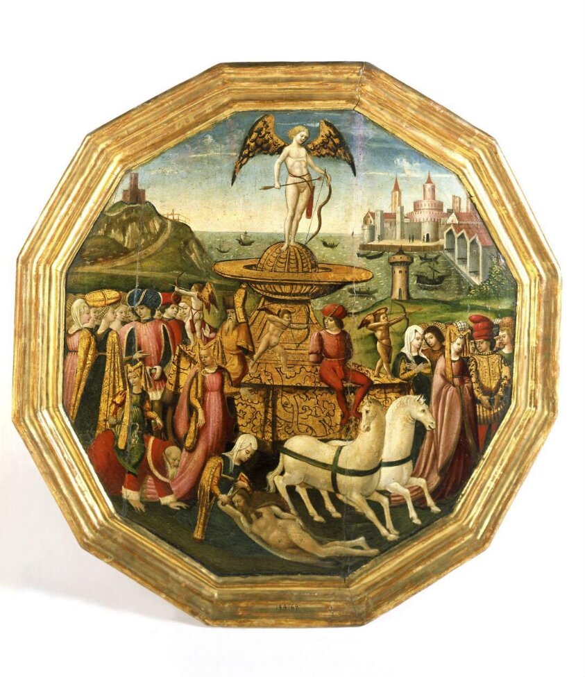 The Triumph of Love by Apollonio di Giovanni