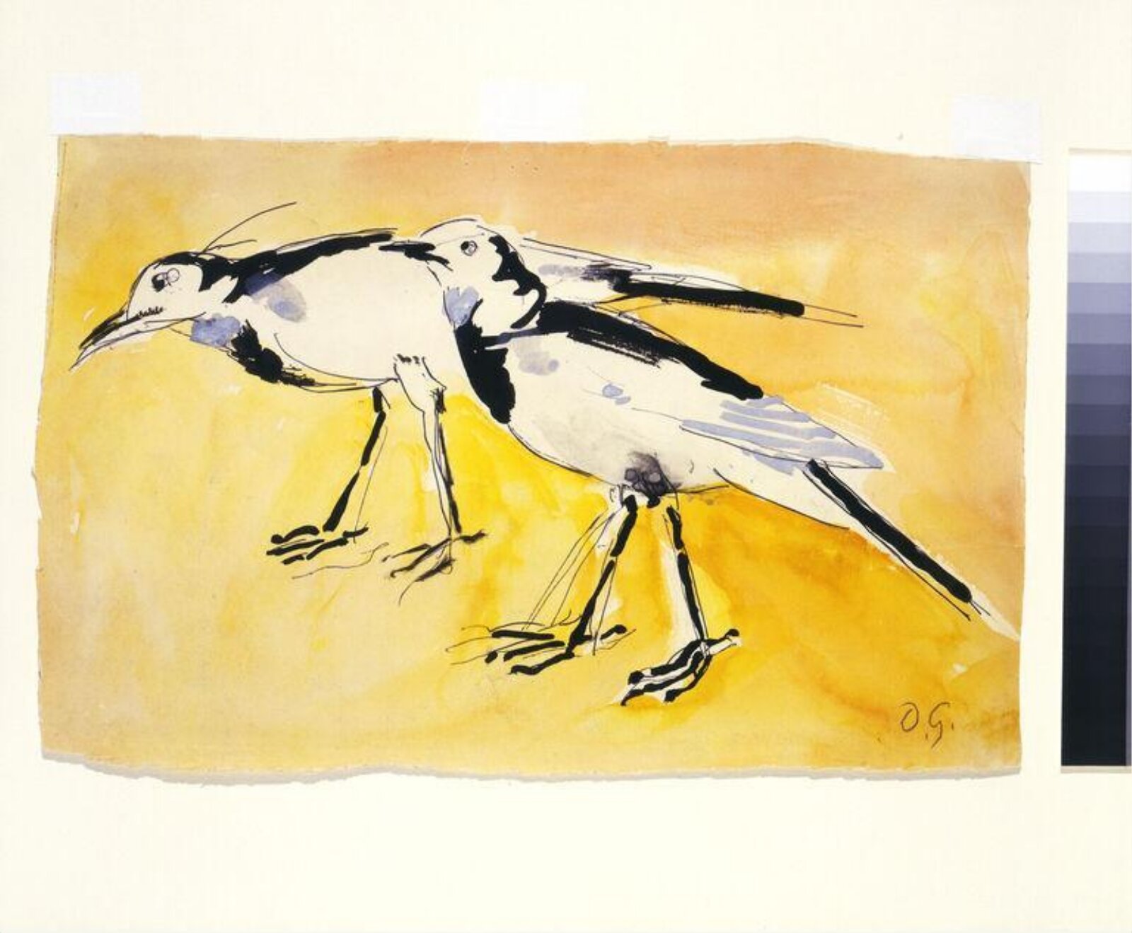 Wagtails, Duncan Grant, ca. 1960