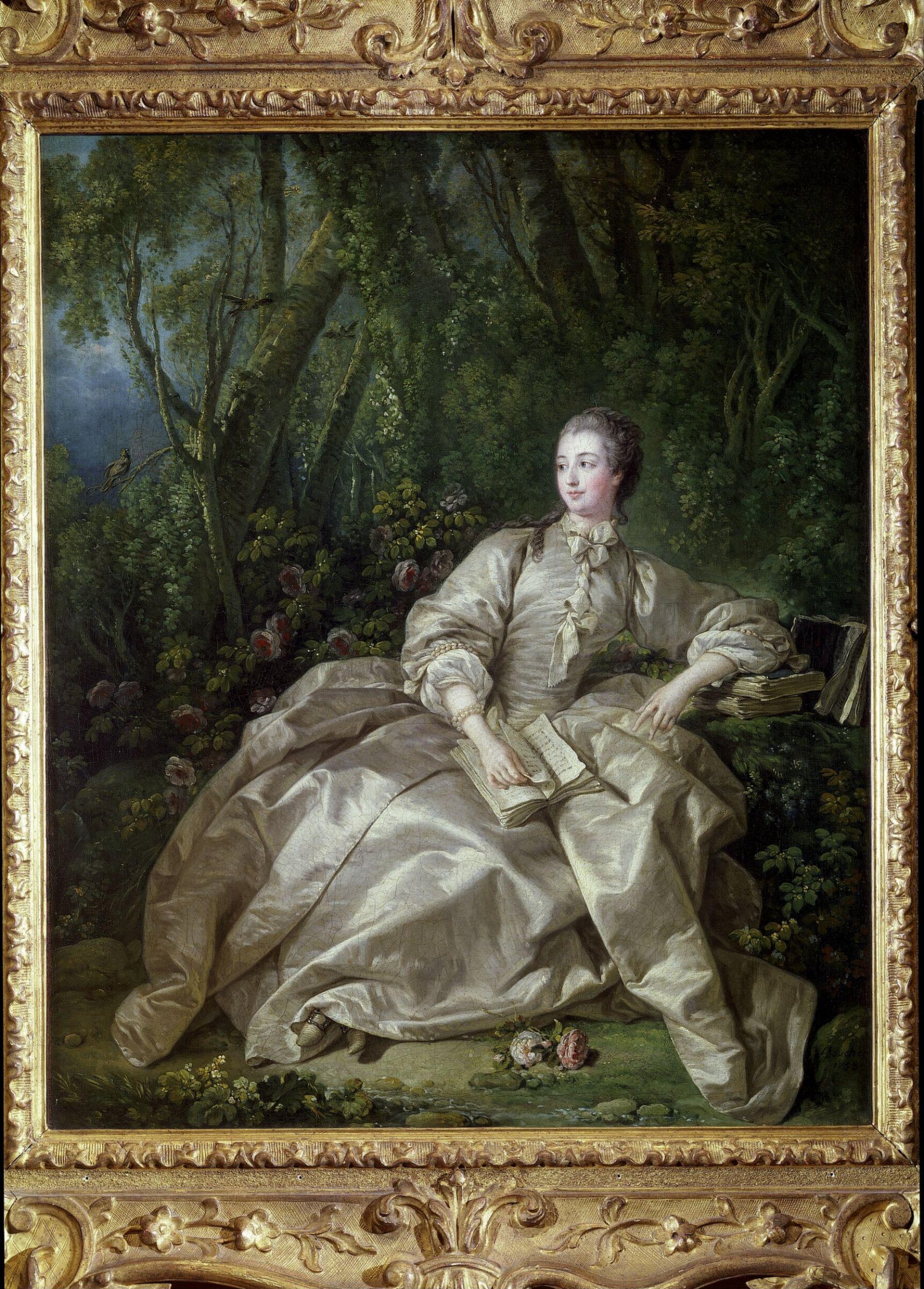Portrait of Madame de Pompadour, Francois Boucher, 1758