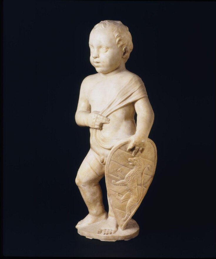 Putto with a Shield top image