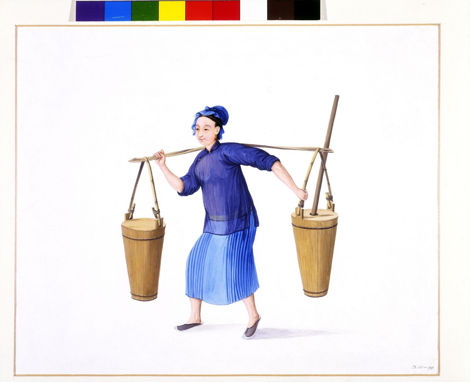 A Manure Collector, Puqua, ca. 1790