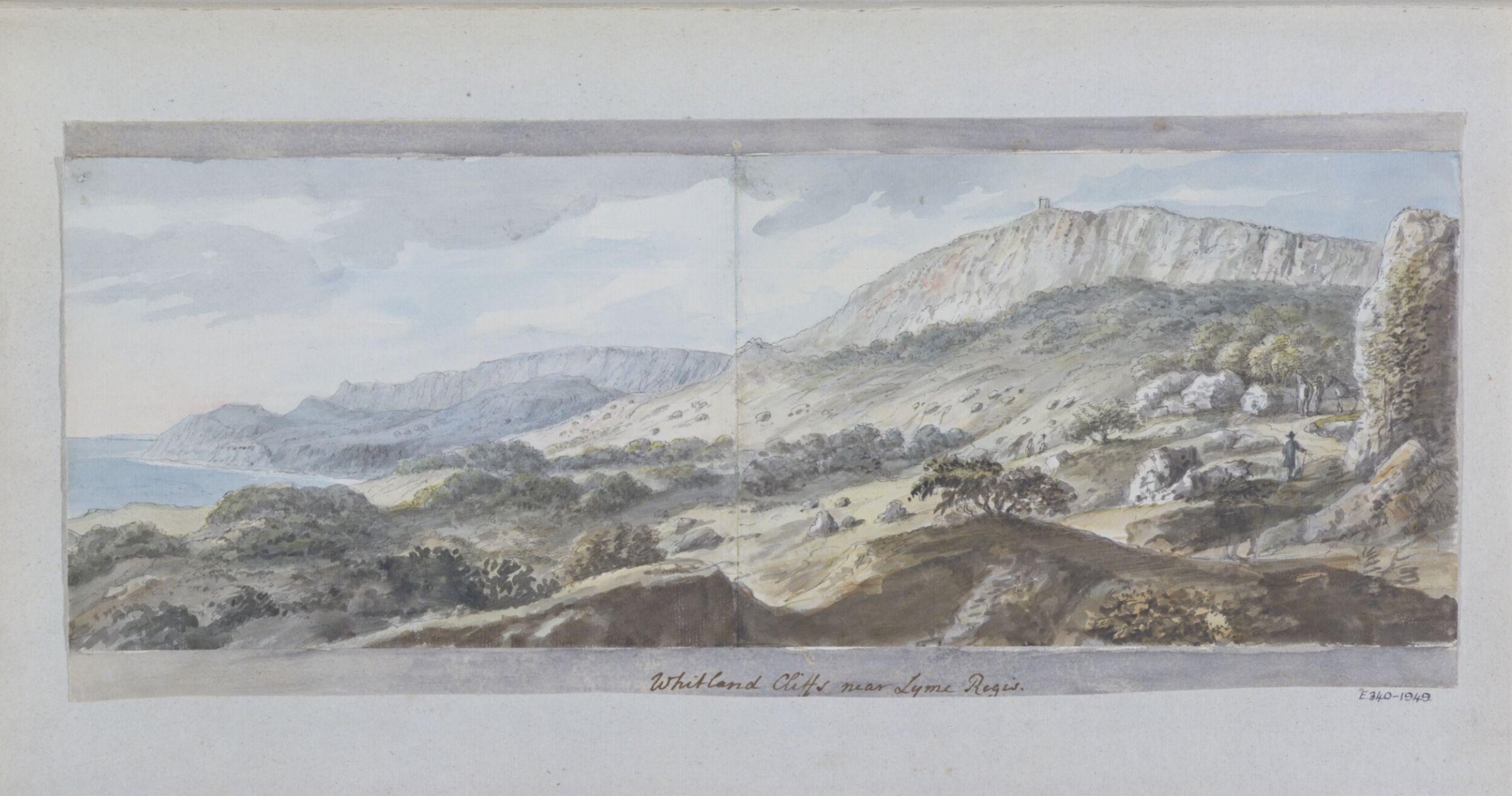 Whitland Cliffs, Coplestone Warre Bampfylde, c.1770 to c.1780