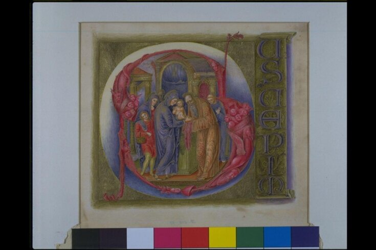 Copy of a historiated initial top image