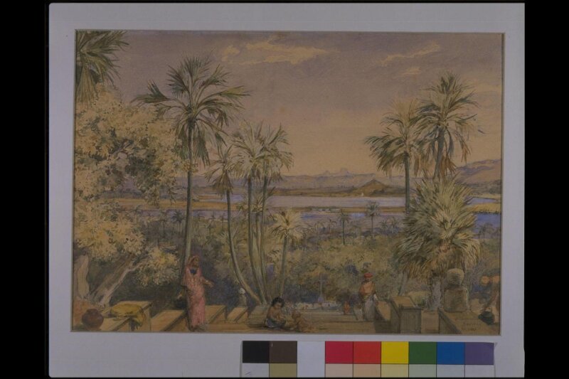 View eastwards from the steps behind Mount Mary Church, Bandra, Bombay
