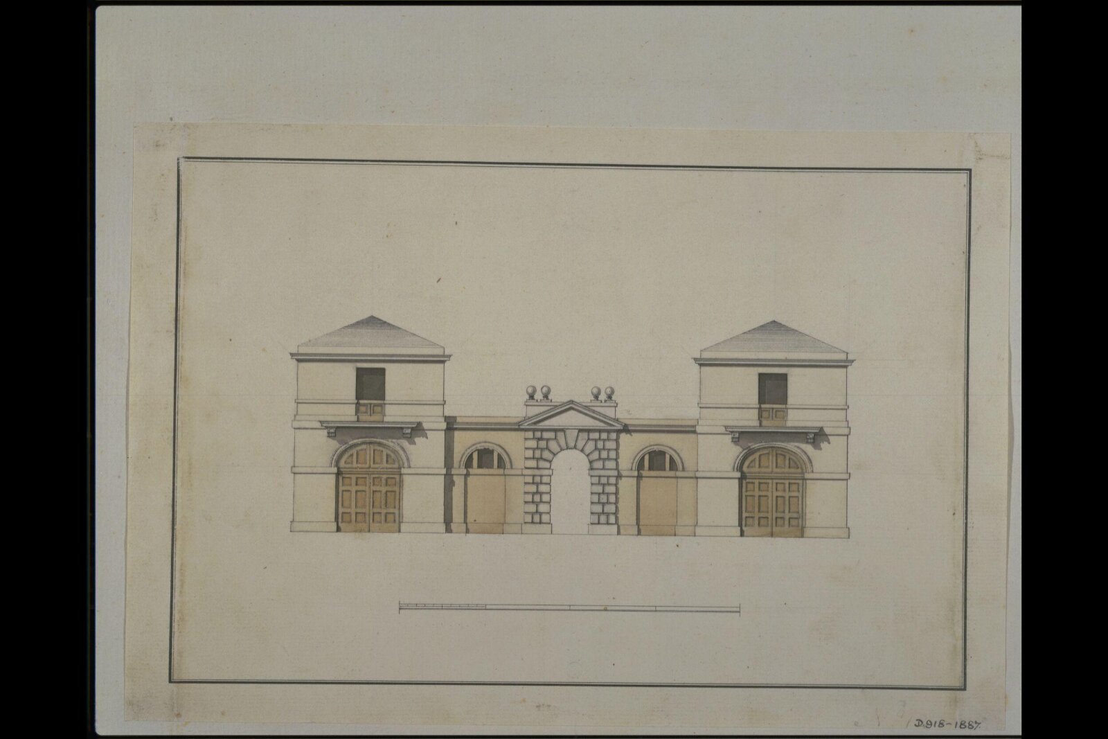 Drawing, James Paine, c. 1737-1789