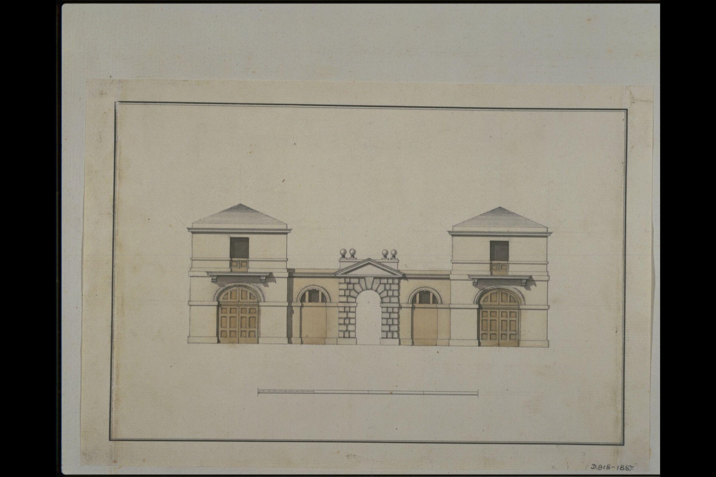 Drawing, James Paine, c. 1737-1789